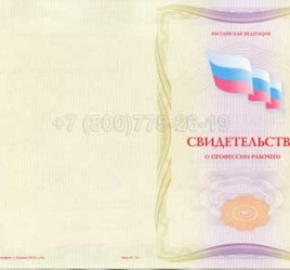 Свидетельство о Профессии Рабочего "Авербандщик" в Южно-Сахалинске